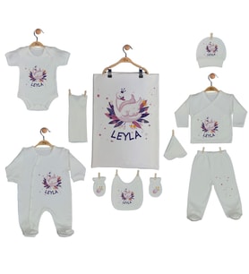 Pia Baby Gl 2201 10 Parça İsme Özel Hastane Çıkışı