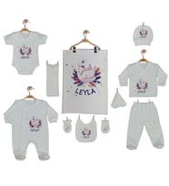Pia Baby Gl 2201 10 Parça İsme Özel Hastane Çıkışı