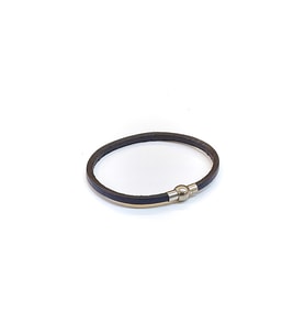 Navy Line – Lacivert Deri & Gold Detay Erkek Bileklik-1394