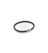 Navy Line – Lacivert Deri & Gold Detay Erkek Bileklik-1394