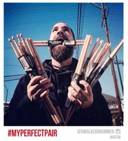 Vic Firth V5B American Classic 5B Baget  Rock Standardı - En Popüler Model - Ahşap Uç