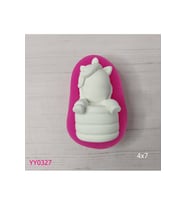 YY0327 Sepetteki Unicorn Silikon Kalıp