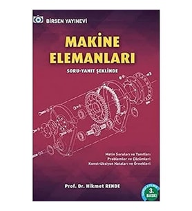 Soru Yanıt Şeklinde Makine Elemanları (Krem)