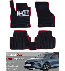 FORD FOCUS 5 HATCHBACK (2024-2025) Uyumlu EVA Paspas Tam Set–Araca Özel,Su Geçirmez