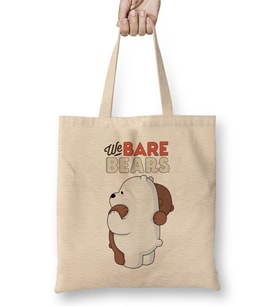 We Bare Bears 07 Bez Çanta Uzun Saplı
