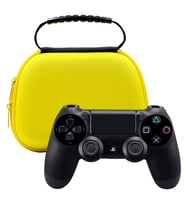 PS4 Kol Taşıma Çantası Playstation 4 Controller Koruyucu Kılıf Çanta Sert Kapak Sarı