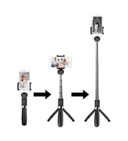 L01 Selfie Çubuğu Tripod Bluetooth Kablosuz Uzaktan Kumanda