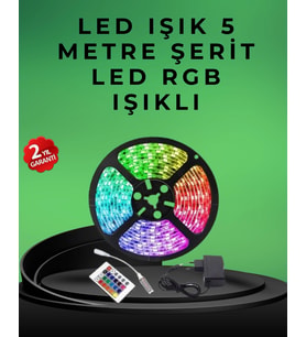 Pratik Kurulumlu 5 Metre Kumandalı Şerit Led