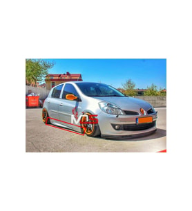 RENAULT CLİO 3 MARŞPİYEL Uyumlu  SAĞ SOL TAKIM FİBERGLASS BOYASIZ