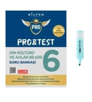 6.Sınıf ProTest Din Kültürü Ve Ahlak Bilgisi Soru Bankası Yeni Müfredat