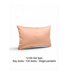 Saf İpek Yastık Kılıfı 50x70 cm