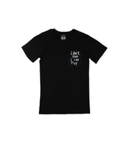 Look Mum I Can Fly Travis Scott Cep Logo Tasarımlı Siyah Tişört