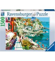 Ravensburger 1500 Parçalı Puzzle Romantik Sahil, Renkli (Krem)