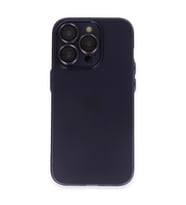 iPhone 14 Pro Max Kılıf Luko Lens Silikon - Derin Mor