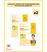  Aydınlatıcı, Destekleyici Ve Nemlendirici Limon Özlü Kollajen Maske Seti 2 Adet