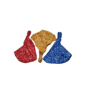 Bandana Çiçek Desenli 3 lü Set