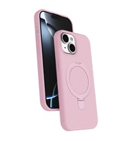 iPhone 14 Regal Magsafe Standlı Kapak - Açık Pembe