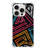 PrintiFy Apple iPhone 15 Pro (Kamera Açık) Uyumlu Köşe Korumalı Eskitme Kılıf