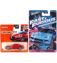 2 Araç Mazda RX 8 Set - Hot Wheels & Matchbox (1/64) Fast & Furious - Women of Fast