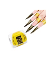ELLEA NAIL Protez Tırnak Şablonu 100'lü Gold