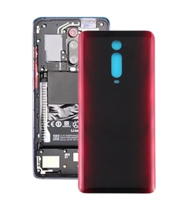 Xiaomi Mi 9T Uyumlu Arka Pil Batarya Kapağı M1903F10G (Kırmızı)