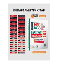 MEB AGS Türkçenin Kara Kutusu TEK KİTAP En Kapsamlı ÖSYM Çıkmış Soru Bankası Özetli Dijital Çözümlü