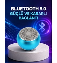 Mini Bluetooth Speaker Uzun Pil Ömrü, Şık ve Hafif Tasarım Yeni Nesil