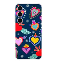 PrintiFy Samsung Galaxy S24 ile Uyumlu Retro Color 3  Kamera Korumalı Şeffaf  Kılıf