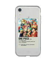 Iphone XR Uyumlu One Piece Desenli Şeffaf Telefon Kılıfı