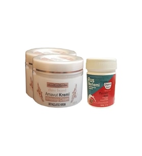 Three Brand Vücut Kremi 100 ml Arnavut Kremi 2 Ad + Rus Merhemi 50 ml 1 Ad