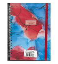 VICTORIA'S JOURNALS 0108 NOTES 20x28cm SPİRALLİ SERT KAPAK 90gr. 40YP. DÜZ + 40 YP. NOKTALI + 40YP.Ç