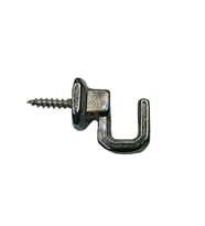 Vidalı Kanca, Askı Küçük - 15x18mm, Nikel - 1 Adet