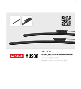 CİTROEN C4 SİLECEK SÜPÜRGESİ 800/750MM (MUZ TİPİ) PICASSO / C4 GRAND PICASSO 07/08>