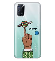 Oppo Jüpiter Tasarımlı Şeffaf Telefon Kılıfı