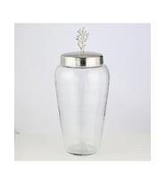 Vitale Mercan Kapaklı Küp Silver 21*48 cm