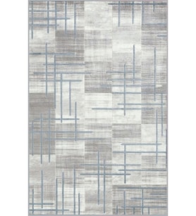 Eliana Home Baskılı, Yıkanabilir Kaymaz Taban Salon Halısı LNA0560 100x150 cm (Gri)