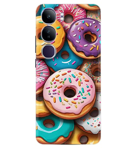 Vivo V40 Lite Kılıf Boutique Baskılı Resimli Donut Pcode -031