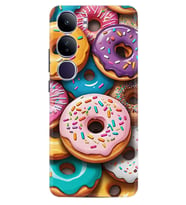 Vivo V40 Lite Kılıf Boutique Baskılı Resimli Donut Pcode -031