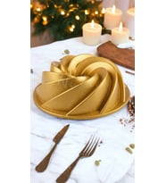 Girift Golden Pink Premium 26 cm Döküm Kek Kalıbı