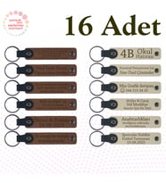A Kahve & Sütlü Kahve, Macera Gezisi Grubuna Veda Anısı 16’lı Set, İsim Yazılı Anlamlı Hediyelik