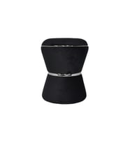 Zem Fine Black Silver Puf