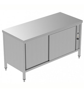 Electrolux Professional Sıcaklık Dolabı, 1 Ara Raf Ve 2 Kayar Kapılı, Fanlı Isıtma, Sırtsız - 1600 Mm, Plus GTC1600E