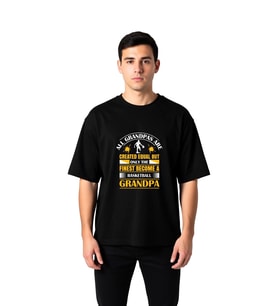 Erkek Oversize Basketbol Dede Baskılı Kısa Kollu Tişört Retro Desen Rahat Kesim Günlük Modern Şık