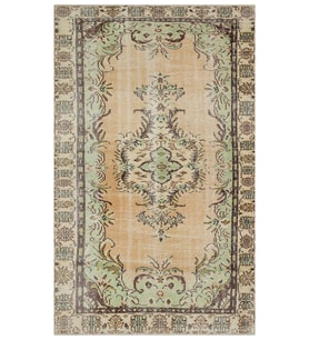 Benzersiz Eskitme El Dokuma Halı 168x275 cm 9887