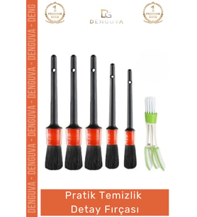 #DetayFırçası Profesyonel Motor Jant İç Dış Bakım Klima Havalandırma Temizlik Detay Fırçası Seti 5+1