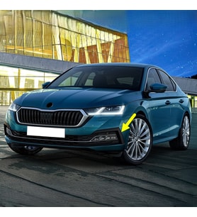 Skoda Octavia 2021-2024 Sol Ön Sis Far Kaşı Plastik 5E3807833