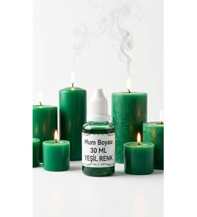 Sıvı Mum Boyası - Yeşil - 30 ml