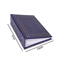 100'lük Deri Görünümlü Fotoğraf Albümü 10x15 cm – 100 Fotoğraflık Anı Albümü