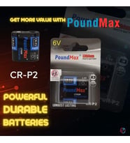 PoundMax CRP2 6V Lityum Pil Fotoğraf Makinesi için (CR223,DL223)
