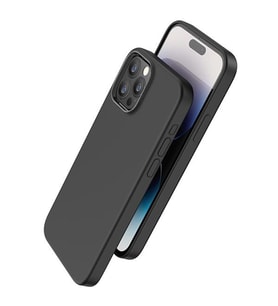 HOCO Pure Series iPhone 15 Pro Manyetik Silikon Kılıf (Siyah)